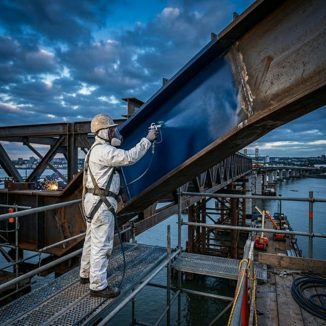 Industrial paint coating